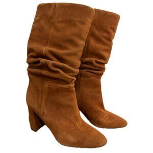 Banana Republic Suede Mid-Calf Slouchy boots (Nutmeg/brown) Size 6.5